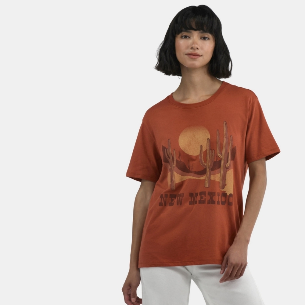 NEW Time and Tru Women's New Mexico Southwest Landscape Graphic Tee Size XXXL 22 - Picture 5 of 7